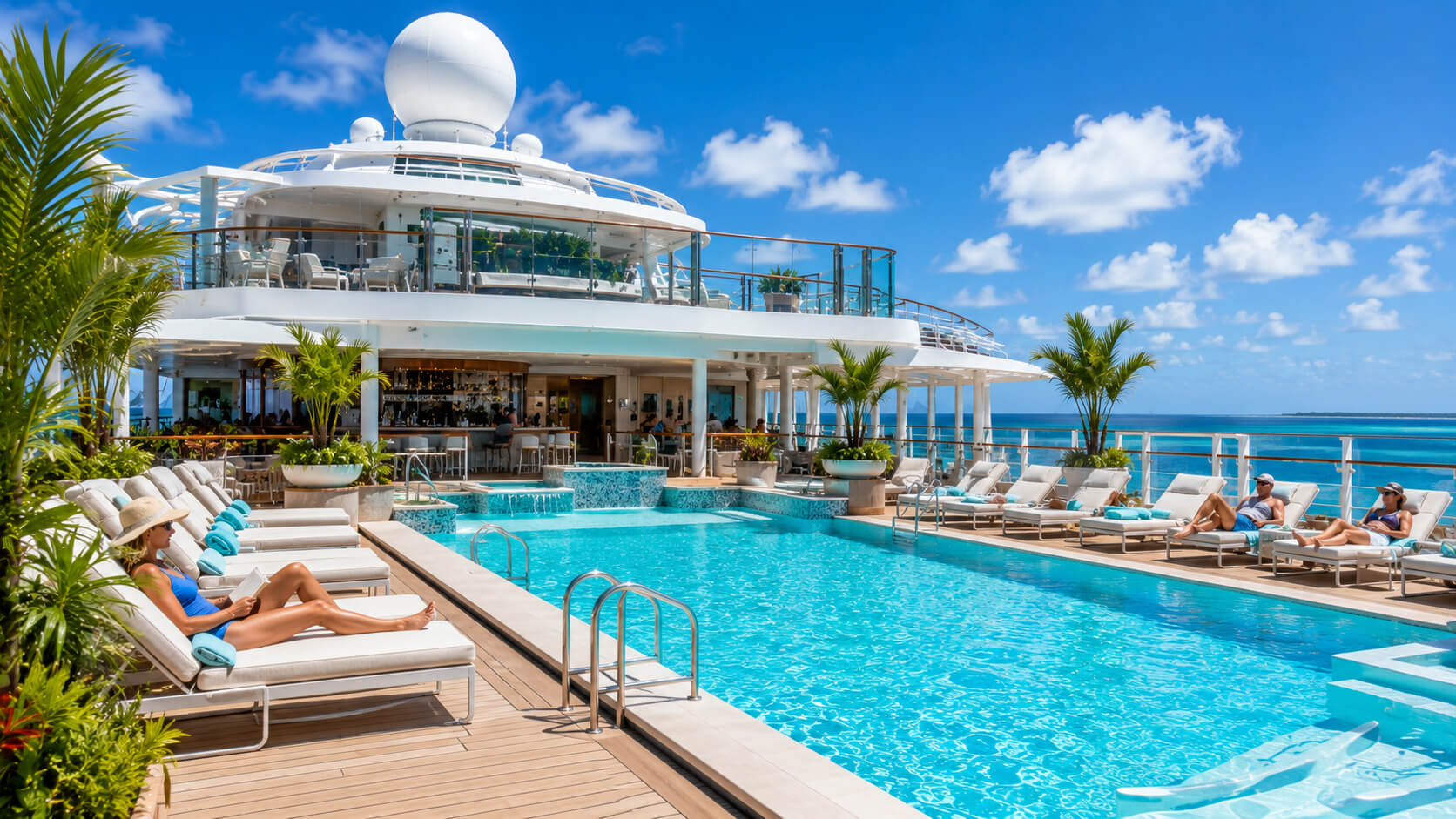 Poolside Relaxation