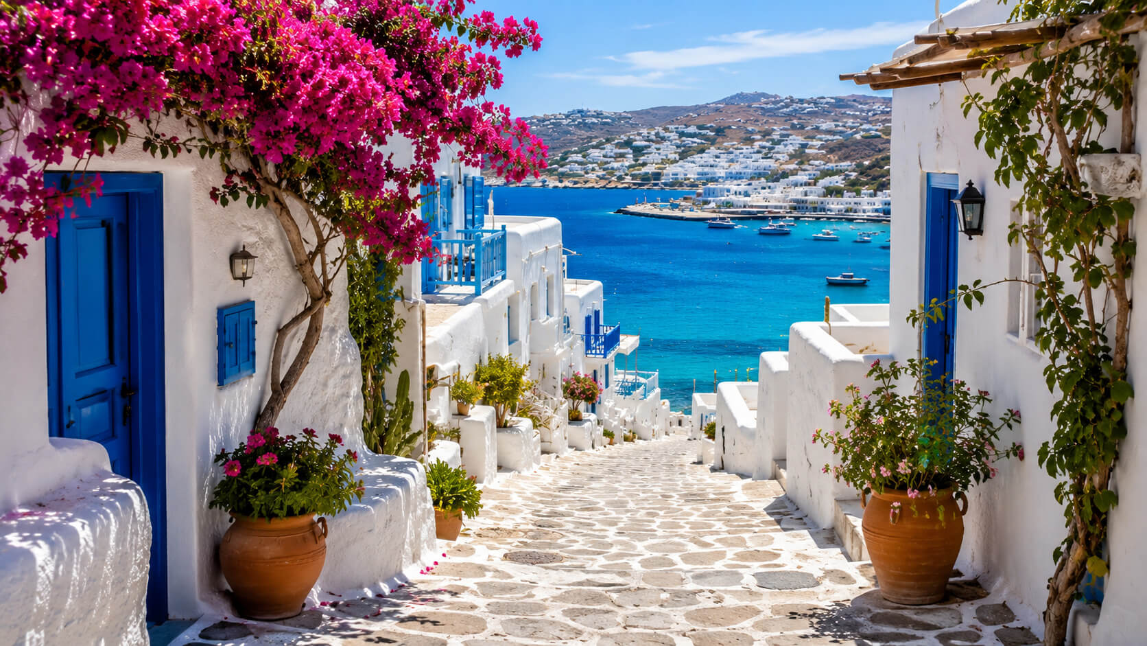 Mediterranean Coastal Village