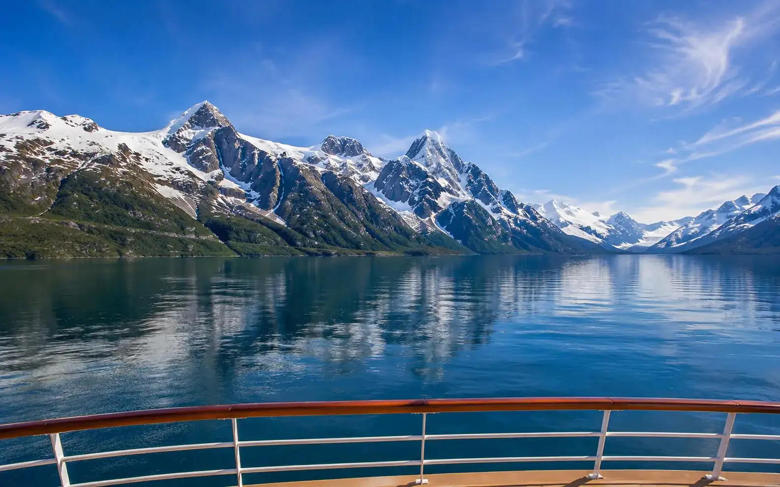 Deck Views of Andes Mountains