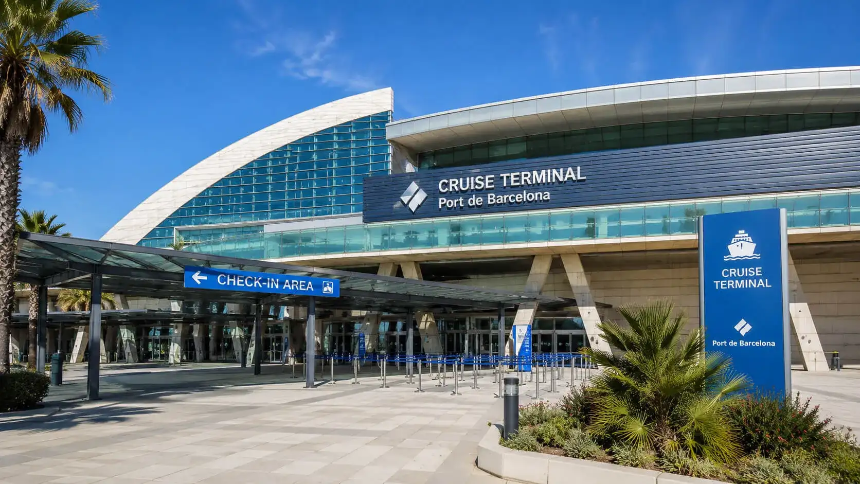 Barcelona Cruise Port fees and check-in