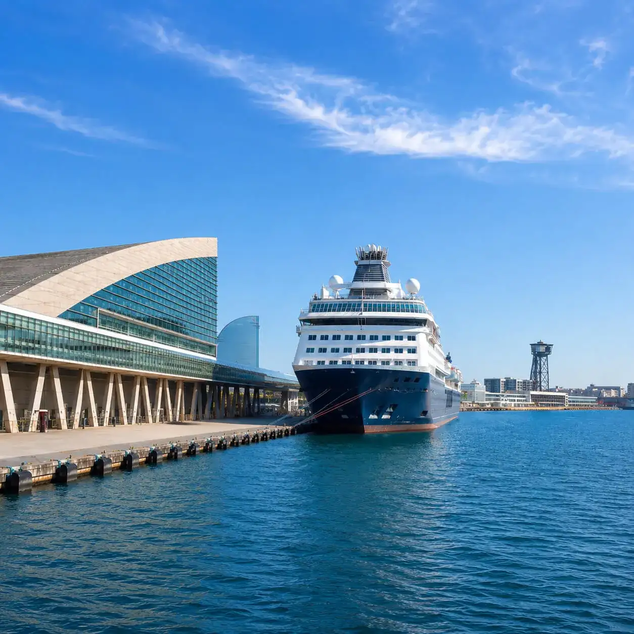 Barcelona Cruise Port overview