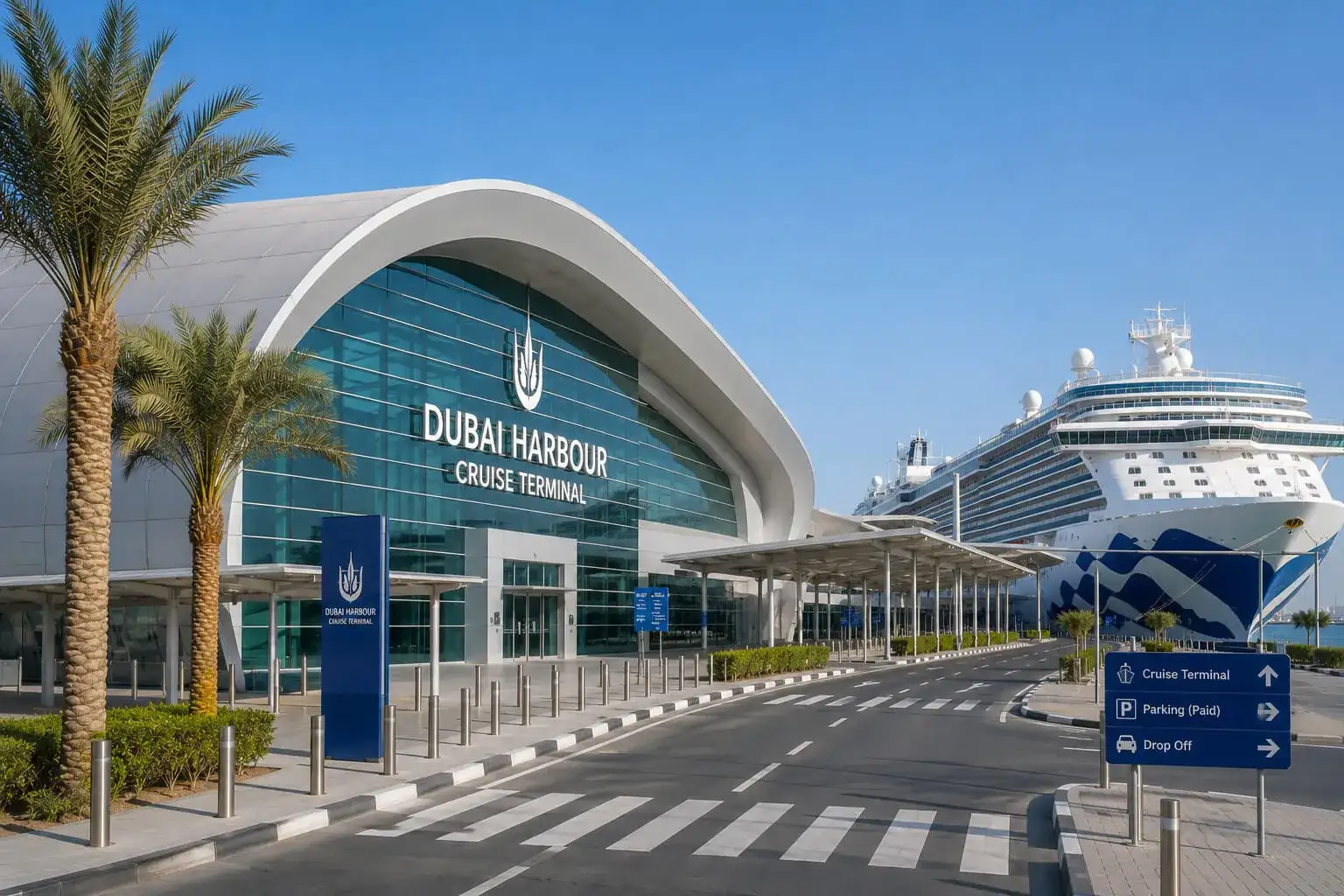 Dubai port fees and check-in