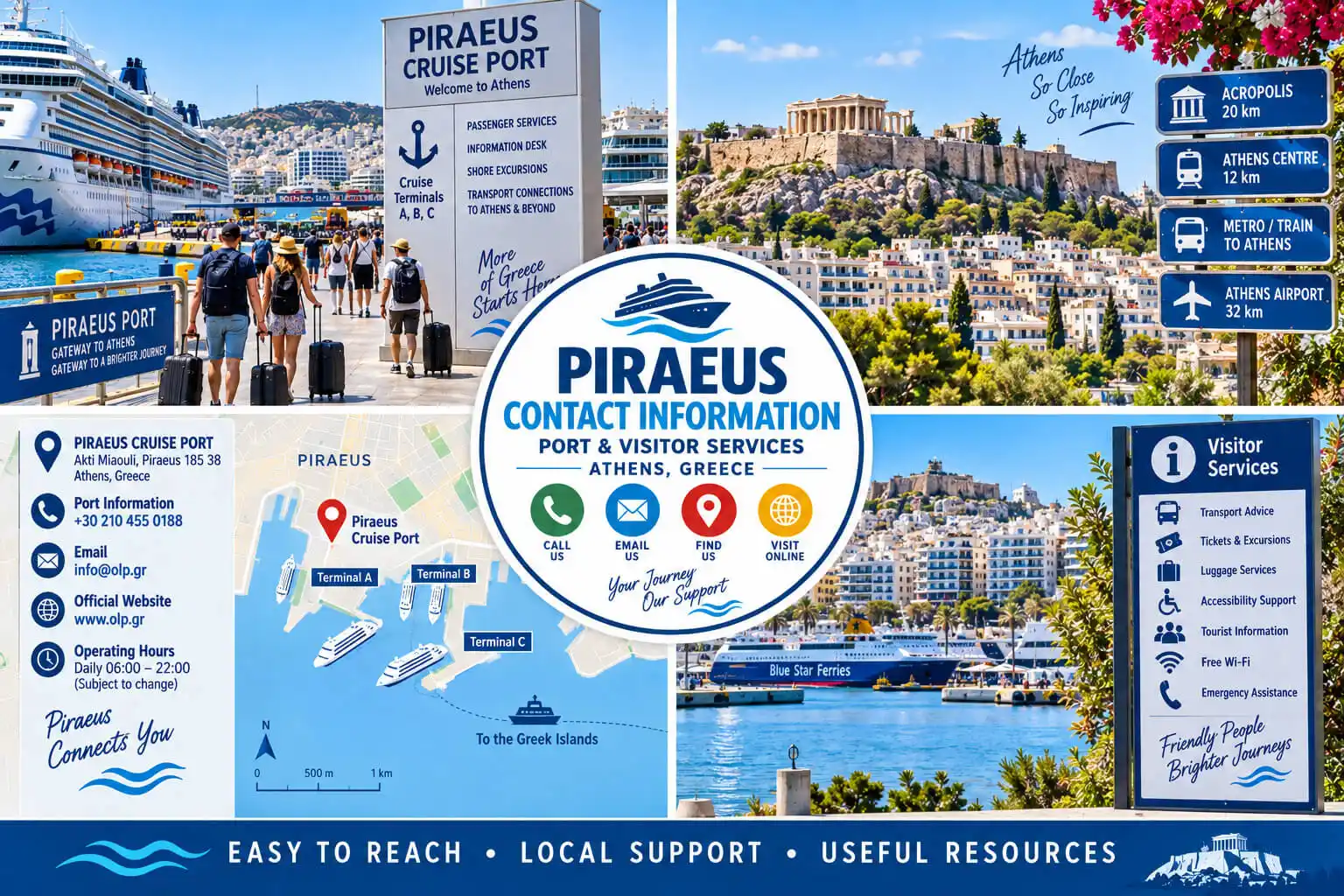 Piraeus Cruise Port contact information