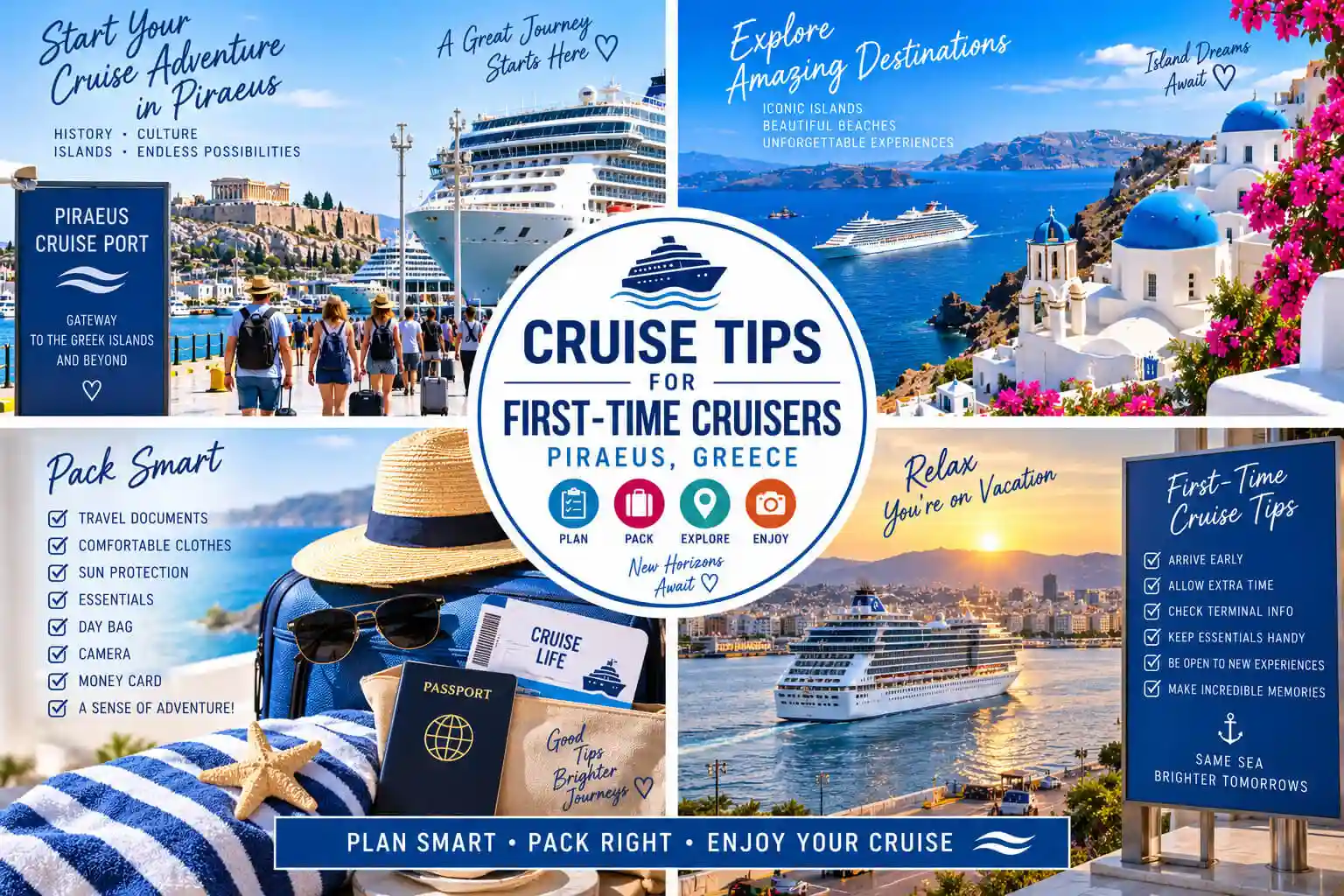 Cruise Tips for First-Time Cruisers from Piraeus