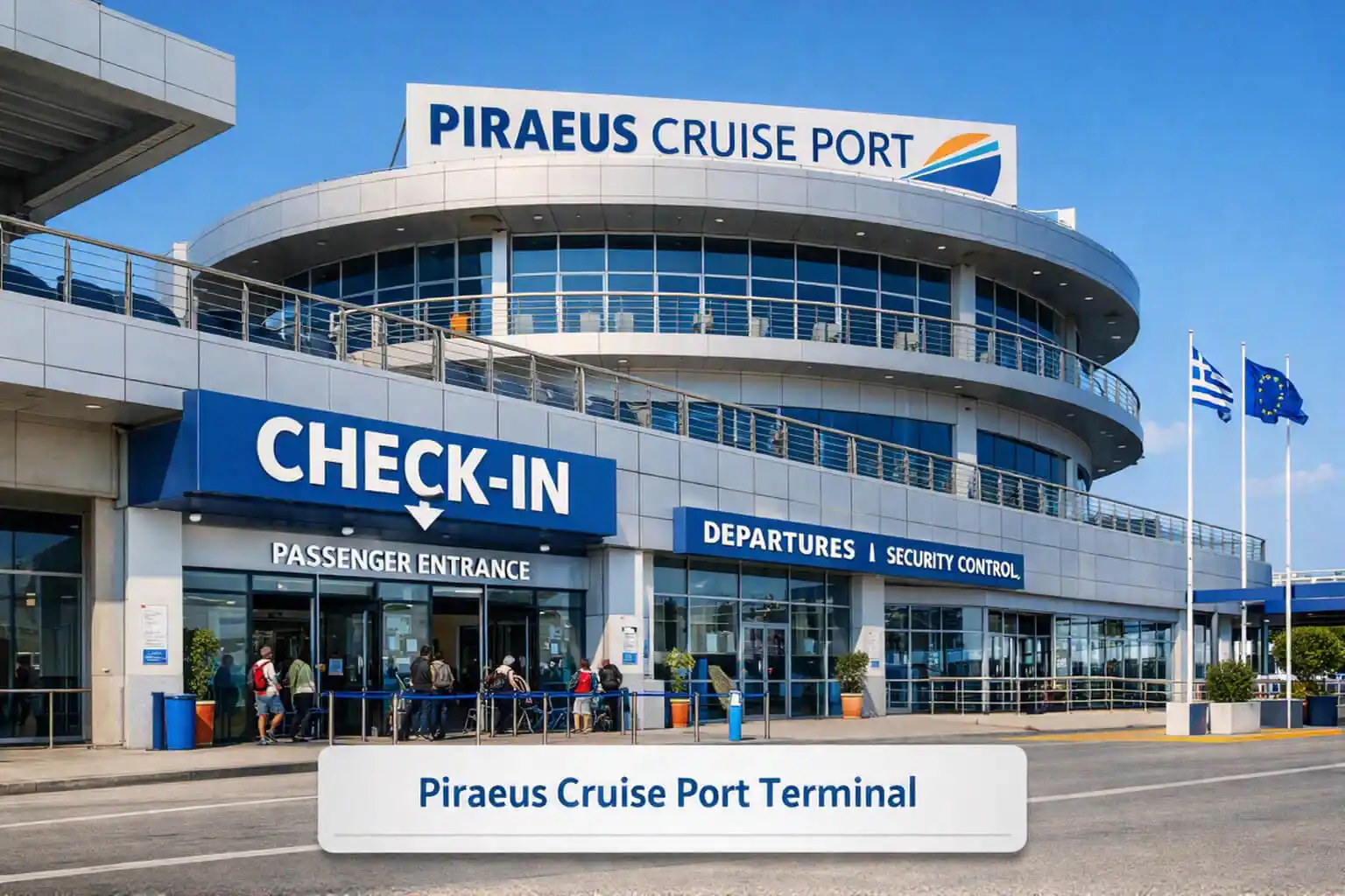 Piraeus Cruise Port fees and check-in