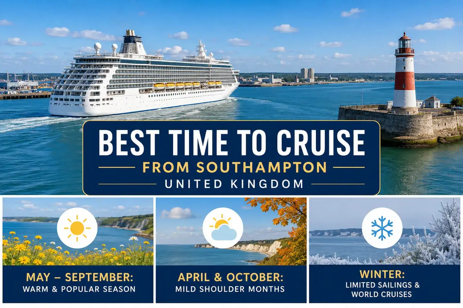 Best time to cruise from Southampton