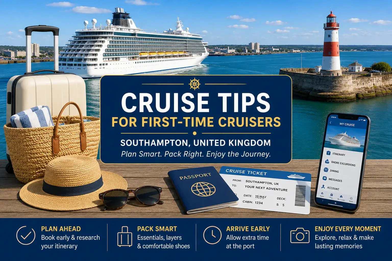 Cruise Tips for First-Time Cruisers from Southampton