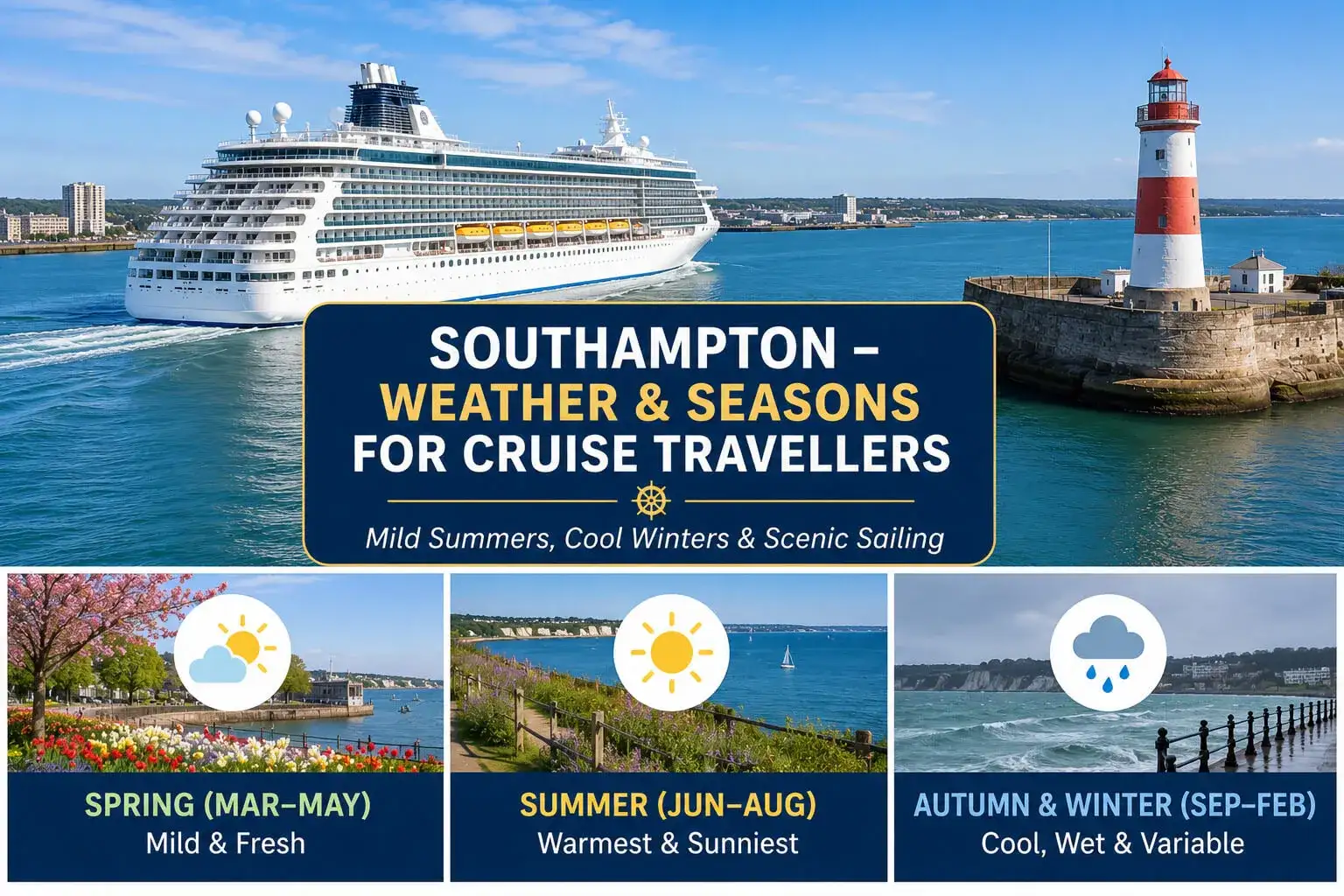 Southampton weather and seasons