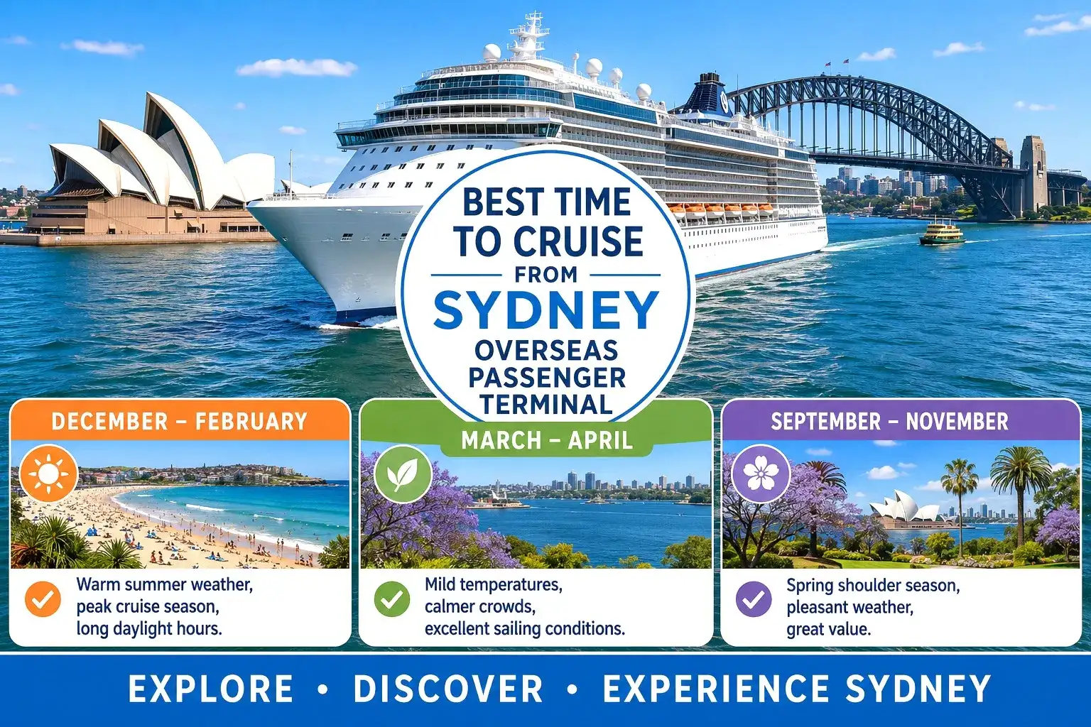 Best time to cruise from Sydney