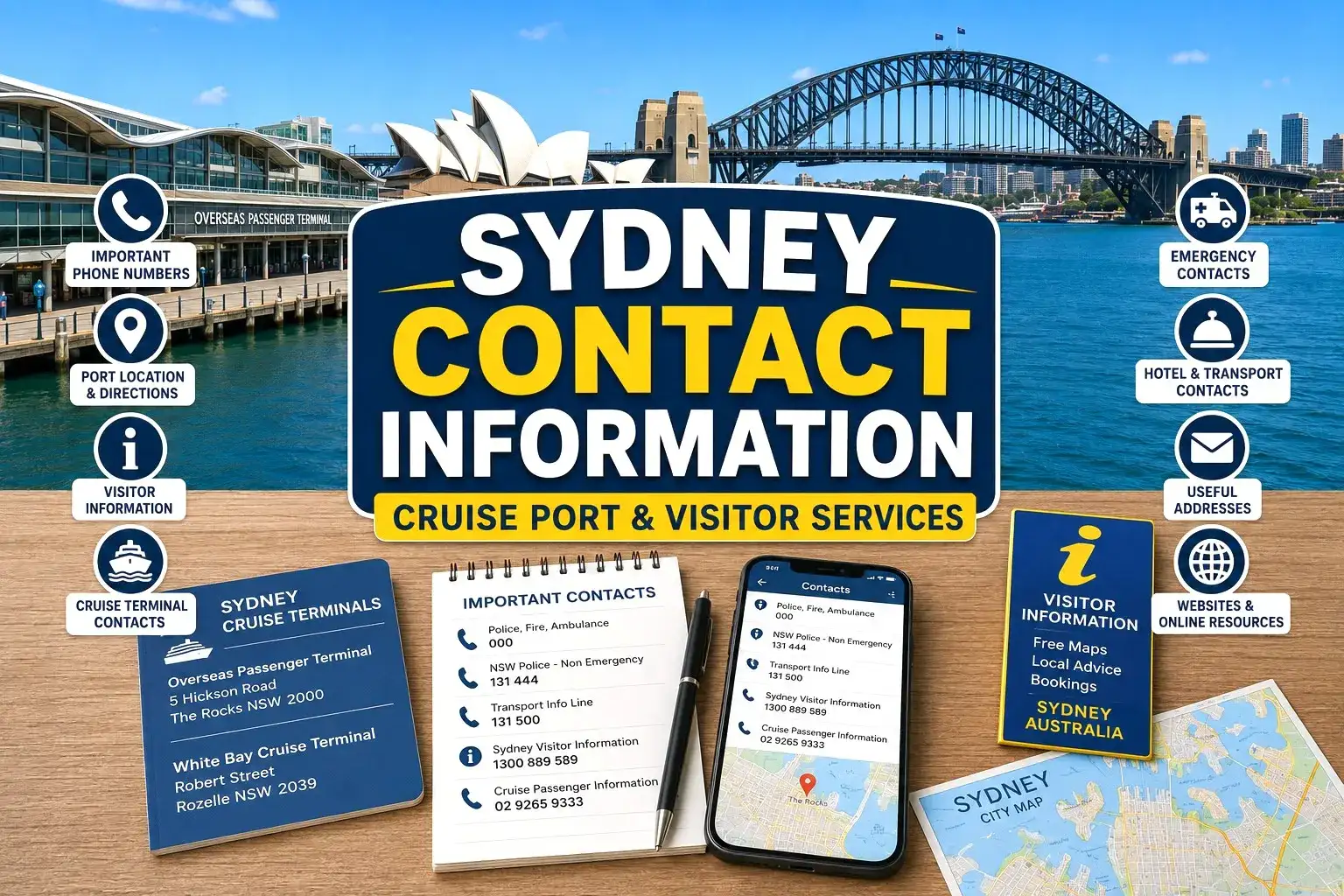Sydney Cruise Port contact information