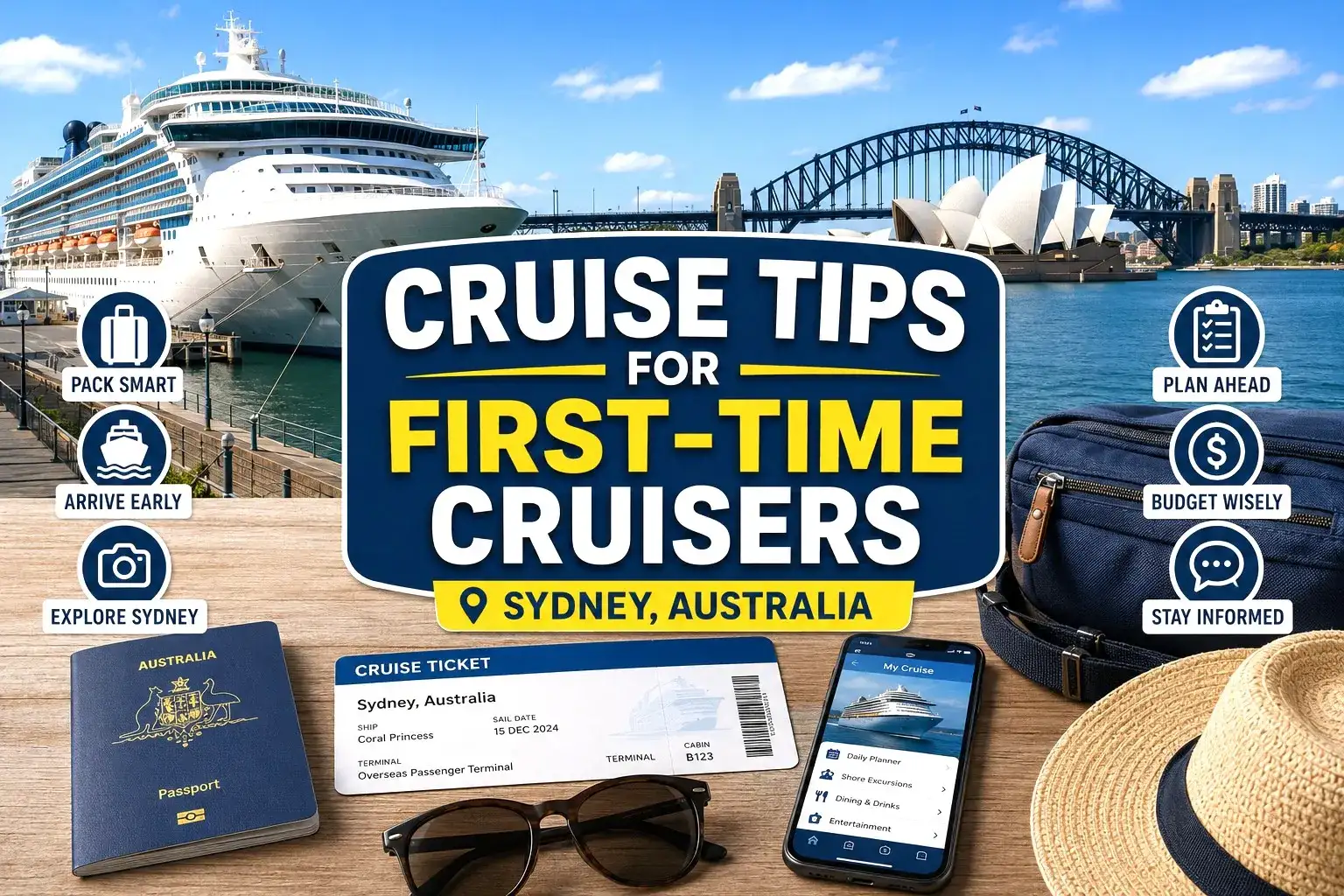 Cruise Tips for First-Time Cruisers from Sydney
