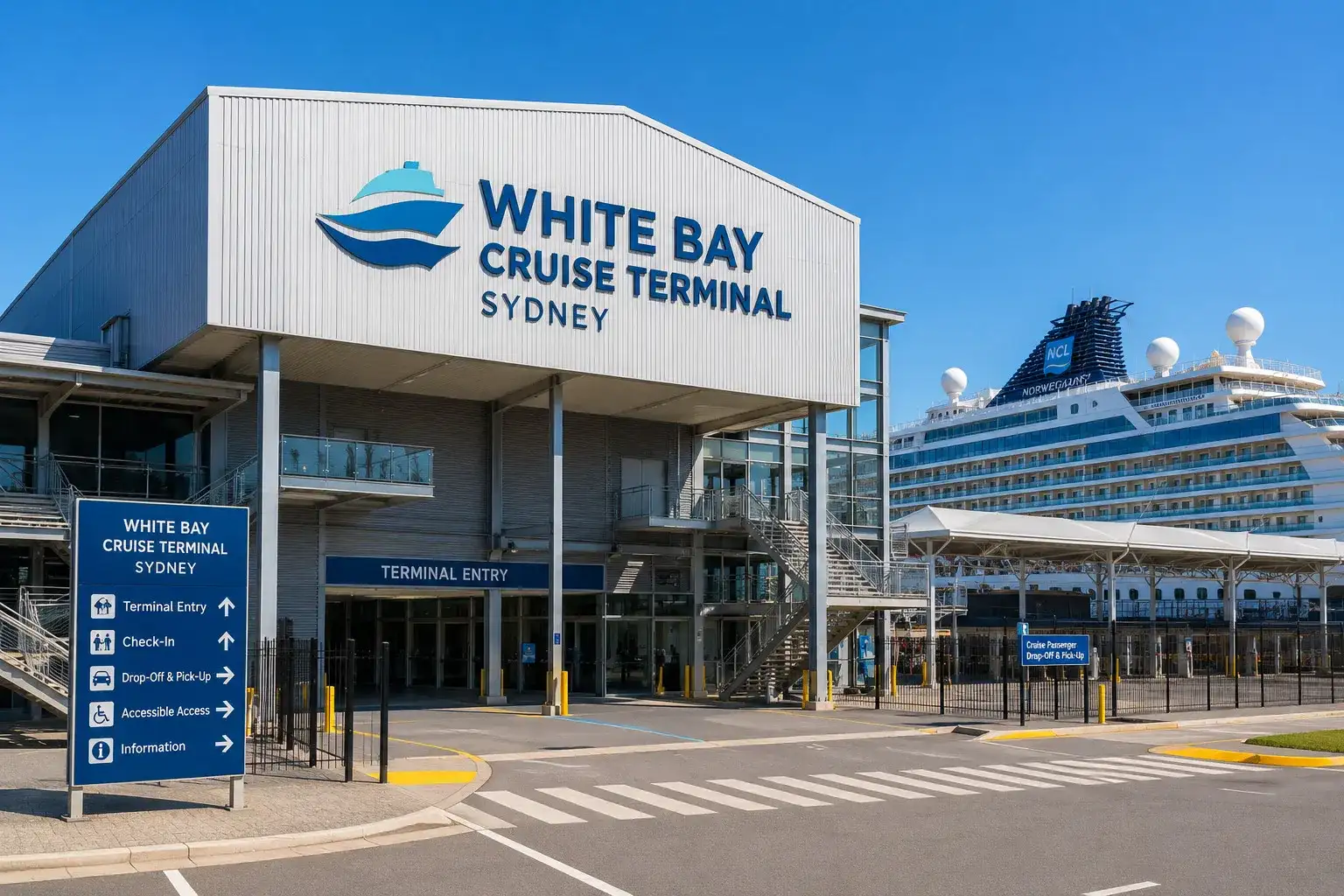 Sydney port fees and check-in